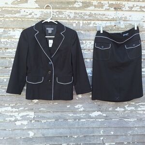 Ann Taylor Factory Skirt Jacket Set Size 0 & 2 NWT